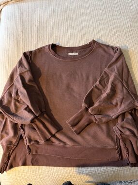 We The Free Camden Sweatshirt Brown size XS